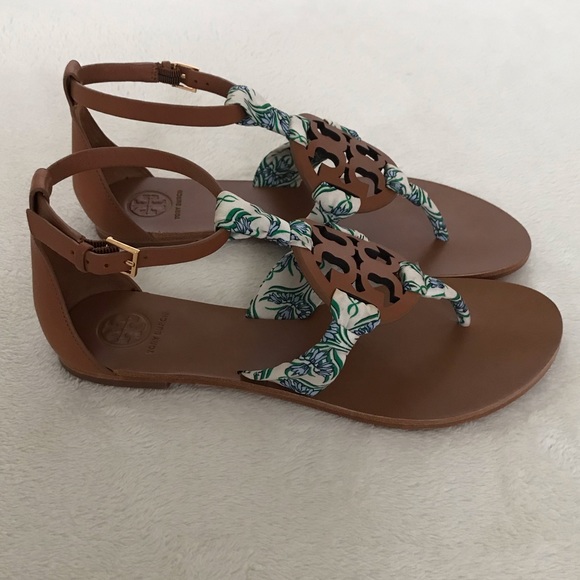 Tory Burch Miller Scarf Sandal - Picture 4 of 10